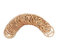 Healvian 31 Pièces de Chiffres en Bois Brut 35Mm à Peindre - Décorations en Bois DIY pour Mariage Anniversaire et Apprentissage Ludique Étiquettes Réutilisables pour Activités Créatives