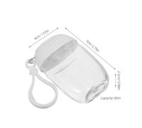 Healvian 36 Pièces Flacons de Voyage Réutilisables avec Couvercle à Rabat Bouteilles Transparentes Antifuite pour Shampooing Lotion et Gel Petit Format Compact pour Maison et Déplacements