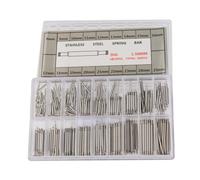 Healvian 360pièces Barrettes à Ressort pour Bracelets de Montre Acier Inoxydable à Double Collerette Rangées Une Boîte Transparente