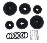 Healvian 3ensembles Outil De Coiffure Pour Chignon Tressage Et Modelage Kit De Épingles u Avec Élastiques Et Accessoires