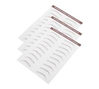 Healvian 3feuilles Sourcils Autocollants Effet Poil Faux Sourcils Temporaires à Épiler Bandes Adhésives Pour Naturels Pour Femmes Et Filles