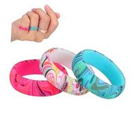 Healvian 3pièces Bague Silicone Pour Femme Fine Caoutchouc Bague Silicone Empilable Bijoux Pour Activités De Plein Air