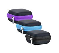 Healvian 3pièces Étui De Voyage Rigide Eva pour Huiles Essentielles Organisateur pour Flacons à Bille Petit Étui De Transport pour Mini-flacons De Parfum Et Flacons Verre