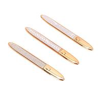 Healvian 3pièces Eyeliner Gel Pens Outils De Maquillage Pour Yeux Soft Tip Non-bavureux Portable