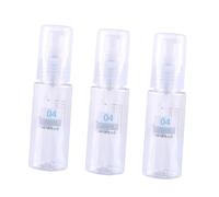 Healvian 3pièces Lot de Flacons de Voyage Rechargeables pour Shampoing Gel Douche Lotions Flacons Souples Emballés Individuellement pour Voyages et Déplacements