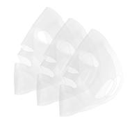 Healvian 3pièces Masque Facial Réutilisable Silicone Lot Applicateur Pour Visage Humain