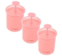 Healvian 3pièces Nettoyeur Visage Mousseur Manuel Lot de Flacons Moussants pour Nettoyant Visage pour Voyages et Utilisation Quotidienne