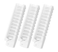 Healvian 3pièces Peigne De Voyage Pliable Anti- Ensemble De Petites Brosses à Cheveux Pour Garçon Fille Et Adultes Parfait Pour Démêler Cheveux Crépus Ou Lisses