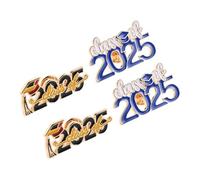 Healvian 4 Pièces Broches de Graduation de Pins de Chapeau de Diplôme pour Bijoux Académiques Idéals pour Étudiants pour Fête de Diplôme et Souvenirs