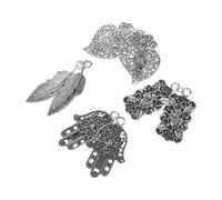 Healvian 4 Pièces clips de serrage de robe Pince à cardigan Broche pour robe Fermoirs de châle Clip pour châle pinces à foulard pour femmes pince à sangle châles Alliage de zinc Silver