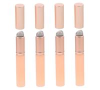 Healvian 4 Pièces Pinceau à Silicone avec Capuchon de Outils de Maquillage Doux pour Application Précise et Cosmétiques pour Usage et Événements Spéciaux