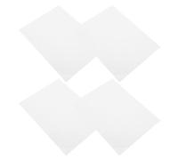 Healvian 4 Pièces Plaques Aluminium Sublimation Blanches Brillantes Supports Métalliques Haute Brillance pour Transfert Thermique Signalétique Bureau et Panneaux Identité Professionnelle