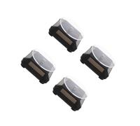 Healvian 4 Pièces Présentoir Solaire Rotatif pour Bijoux avec Plateau Tournant Motorisé Abs Support Dexposition pour Boutiques Expositions et Domicile