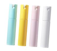 Healvian 4 pièces Set de Flacons Vaporisateurs de Voyage Transparent Bouteilles Vides pour Lotion et Cosmétiques Réutilisables et Durables Pastel