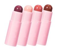 Healvian 4 pièces Set de Rouges à Lèvres Mats Longue Tenue pour Femmes Aspect Velouté Teintes Naturelles et Élégantes Maquillage Lèvres Mat Multifonctionnel