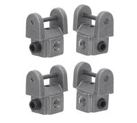 Healvian 4 Pièces Support de Lame Stabilité Renforcée en Métal Argenté pour Scie à Chantourner Adaptateur à Extrémité Goupillée pour de Menuiserie et Atelier