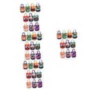 Healvian 40 Pièces Sachet de Fête Halloween de Transport Colorés Non Tissé avec Poignées pour et Décorations Parfaits pour Vos Célébrations