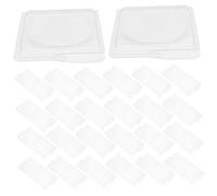 Healvian 40pièces Palette de Blush Vide Transparente Palette de Fards à Paupières Rechargeable Vide Plateau Cosmétique pour Maquillage