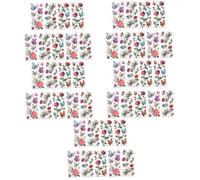 Healvian 45 Feuilles autocollant étanche 3d décalcomanies de de autocollants etiquette autocollante temporaires décor frotter sur les transferts pour meubles