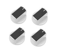 Healvian 4pièces Bouton De Cuisinière à Gaz Boutons De Commande Métal Marche Arrêt De Rechange Pour Brûleur