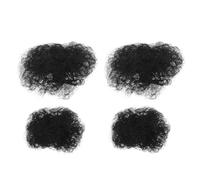 Healvian 4pièces Chignon Afro pour Petites Filles Lot de Accessoire Léger avec Clip Coiffure Facile pour Garçon Fille pour Fêtes Déguisements et Photos de Famille