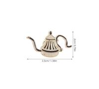 Healvian 4pièces Épingles à Café Métal Broches Cafetière Stylées Pour Sacs à Dos Chapeaux Et Vêtements Accessoire Créatif Pour Amateurs De Café