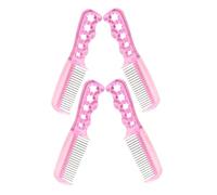 Healvian 4pièces Lot De Peignes Professionnels Acier Pour Perruques Femme Anti-statique Ergonomiques Et Résistants Pour Coiffage Et Démêlage Faciles