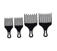 Healvian 4pièces Peigne Plastique Pour Cheveux Bouclés Peigne Pour Tresses De Perruques Outil De Coiffure