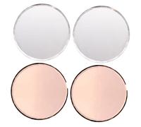 Healvian 4pièces Présentoir à Ongles Avec Surface Miroir Lot Pour Manucure Exposition Des Capsules Ongles Et Loisirs Créatifs