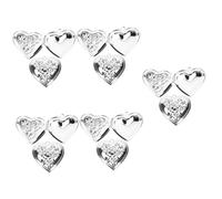 Healvian 5 ensembles Boîte À Pendentif Photo Bijoux Commémoratifs Personnalisés Colliers Et Médaillons Pour Femmes Qui Contiennent Des Photos Des Clés Un Porte-Photo En 2 pièces * 5