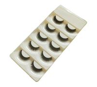 Healvian 5 Faux Cils Naturels Épais et Longs Extensions de Cils Fil de Coton Fait Main Style Mode pour Mariage et Usage