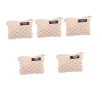 Healvian 5 Pièces de Rangement pour Serviettes de Tante cosmétique Trousse Boite Serviette hygiénique Pochette Serviette hygiénique Porte-Serviette hygiénique Pochettes menstruelles