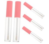 Healvian 5 Pièces Embouteillée Contenant De Brillant à Lèvres Contenants De Maquillage Vides Tube Correcteur Vide Brillant à Lèvres En Vrac Tubes De Mascara Vides Plastique Rose