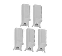 Healvian 5 Pièces Lame De Rechange Pour Rasoir à Sourcils Têtes De Remplacement Pour Épilateur Rasoirs Pour Le Visage Décapant Tondeuse Rasoir Facial Pour Femme Plastique Dark Grey