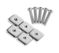 Healvian 5 Pièces Lot de 5 Vis à Aileron Arrière M4 en Acier Inoxydable 316 pour Planche de Surf et Stand Up Paddleboard, Fixation Solide et Stable, Accessoires de Surf pour Remplacement