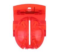 Healvian 5 Pièces Marqueur de Balle de Golf Rouge en ABS | Outil de Marquage Rapide, Gabarit Pratique pour Balles, Usage Entraînement Extérieur, Identification Nette