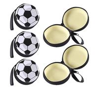 Healvian 5 Pièces Petite Bourse Créative en Tôle Football de Ballon, Légère et Portable pour Pièces et Petits Objets Bureau L'école