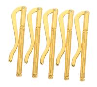 Healvian 5 Pièces Western Vintage Money Clip for Bifold Wallets Metal Spring Card Holder Insert Replacement with Reliable Grip for Wallet Making and DIY Projects