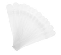 Healvian 50 Pièces Pochette Organisatrice pour Pinceaux de Maquillage Sac Transparent PVC Étanche pour Voyage Protection et Rangement des Pinceaux pour Travailler et Voyager