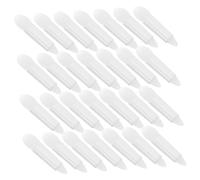 Healvian 50 Pièces Silicone Makeup Brush Set Transparent Small Eyeshadow And Lip Mask Applicators Soft Reusable Beauty Tools For Precise Eye And Lip Application