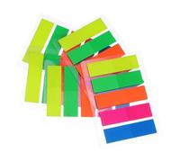 Healvian 500 Étiquettes Adhésives Colorées Format 51X15 MM Blocs-Notes Auto-Adhésifs Repositionnables Papier Lisse Résistant à L’Encre pour Organisation Scolaire et Marquage de Pages