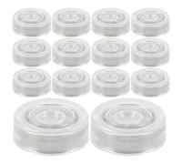 Healvian 50pcs Roulements Miniatures en Plastique et Fer pour Loisirs Créatifs Diy, Base Pivotante Légère et Précise pour Décoration et Jouets Soi-même