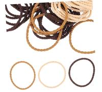 Healvian 50Pcs Rubans De Cheveux Résine Manchettes De Cheveux Élastiques De Cheveux Pour Femmes Porte-Queue De Cheval Pour Cheveux Fins En Plastique