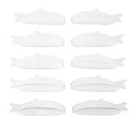 Healvian 5paires Coussinets Silicone Pour Rehaussement De Cils Patchs Adhésifs Forme De Dauphin Pour Permanente De Cils