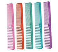 Healvian 5pièces Peigne De Coiffure Anti- à Double Extrémité De Outils De Coiffure Pratiques Pour Démêler Et Styliser Cheveux Pour Et