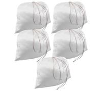 Healvian 5pièces Sacs De Rangement Soie à Cordon pour Chaussures Cadeaux Et Voyages Lot de Pochettes Décoratives Et Pratiques