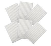 Healvian 6 feuilles Autocollants pour Support de Faux Ongles Adhésifs Transparants pour Nail Art et French Tips Accessoire Ongle Pratique pour Salon et Usage Domestique