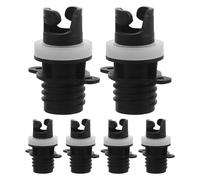 Healvian 6 Pièces Adaptateur de Pompe Gonflable Sup Convertisseur de Valve pour Bateau Gonflable PVC Gonflage Rapide Camping et Secours