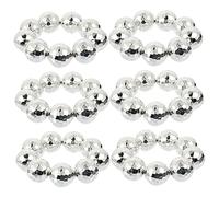 Healvian 6 pièces Bracelets Femme Design Boule Disco Élégants et Portables Accessoires Créatifs pour Poignet Parure Bijoux Femme Moderne et Colorée