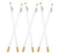 Healvian 6 Pièces Crayons à Sourcils Multifonctionnels Crayon Intégré et Barbe Bois Application Précise et Résistante à Eau pour Hommes et Femmes